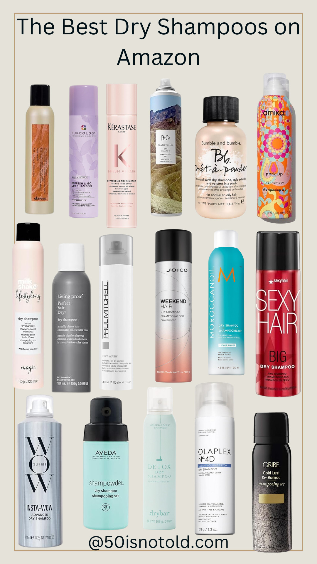 From volume-boosting sprays to lightweight refreshers, these Amazon dry shampoos work well on mature hair and busy schedules. 

 #LTKOver40 #LTKFindsUnder50 #LTKBeauty
