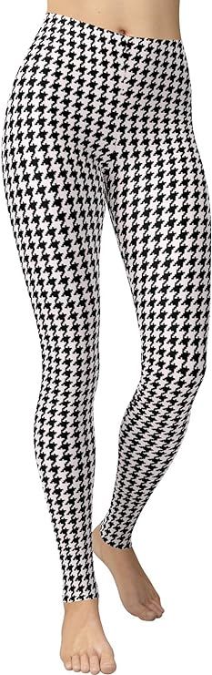 VIV Collection Women's High Waist Print Fashion Leggings Pants Brushed Buttery Soft List 1 | Amazon (US)
