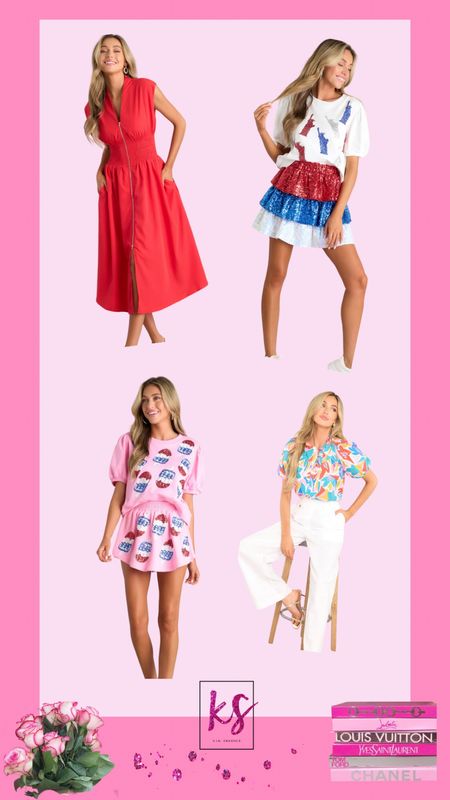 Memorial Day outfit
4th of July outfit 
Colorful summer outfit
Work dress
Date night outfit 
Red dress
Work outfit
Red white and blue outfit 
Matching set 


#LTKFindsUnder50 #LTKFindsUnder100 #LTKWorkwear