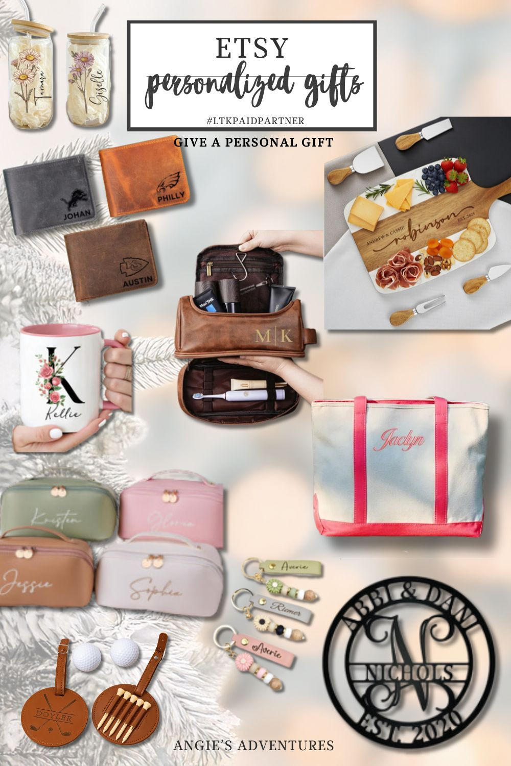 Personalized gifts just hit different — especially from Etsy. ✨🎁
From custom makeup cases and engraved wallets to monogram keychains, personalized cutting boards, shirts, tumblers, and so much more… these gifts feel thoughtful, unique, and totally made for them. Perfect for Christmas, birthdays, or anyone who deserves something with a personal touch. 💖

Tap to shop my favorite customizable finds!

#EtsyFinds #PersonalizedGifts #GiftIdeas #LTKHoliday #LTKGiftGuide #CustomMade #PersonalizedPresents #ThoughtfulGifts 

 #LTKCyberWeek #LTKGiftGuide #LTKHoliday