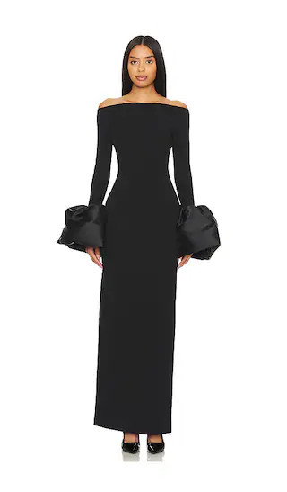 Talia Maxi Dress in Black | Revolve Clothing (Global)