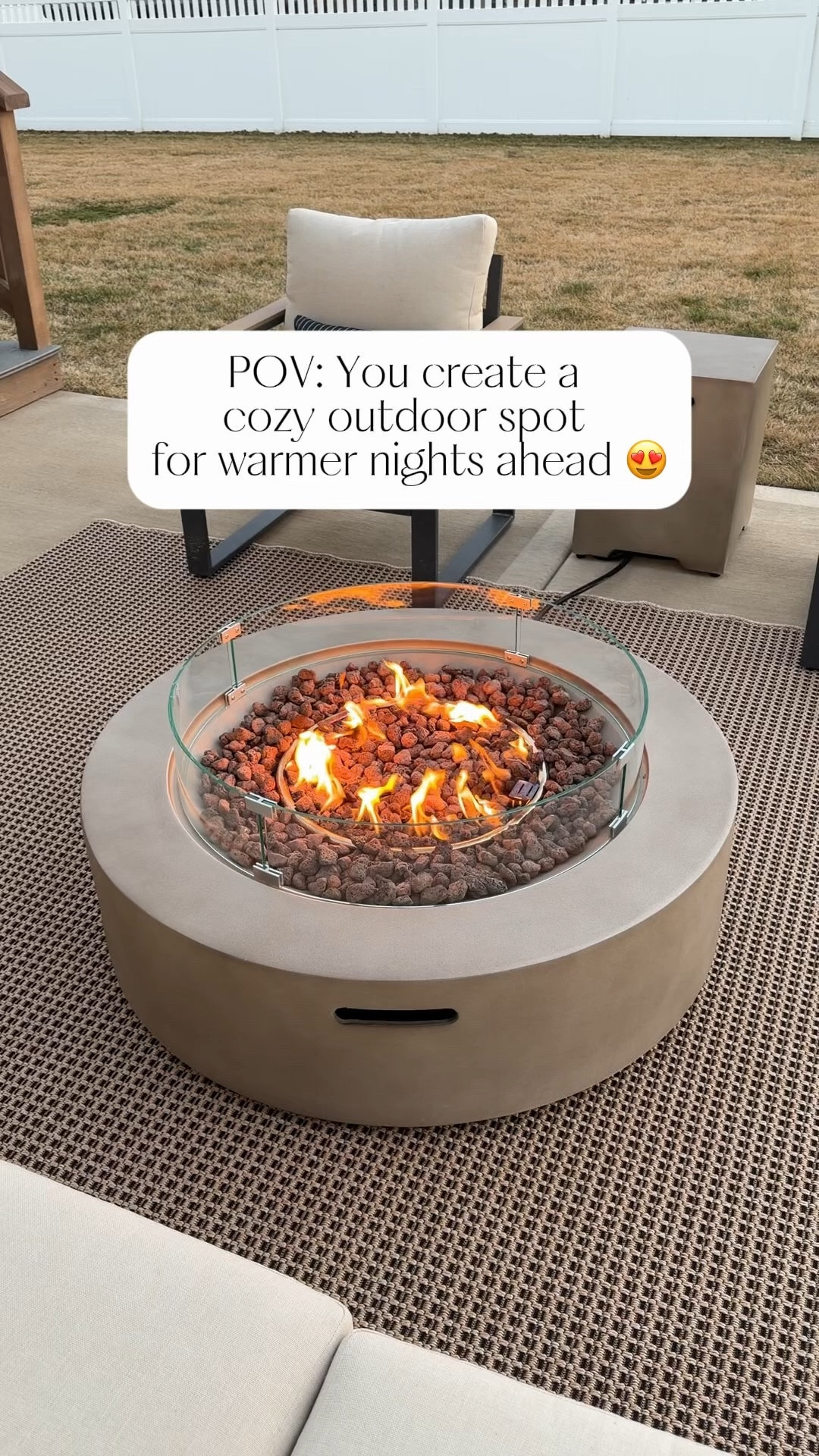 Cozy outdoor setup for warmer nights ahead! This patio set and fire pit created the perfect space 🏡😍
#ad #wayfairpartner #wishyouwerehere #wayfair @Wayfair #outdoor

#LTKHome #LTKSaleAlert