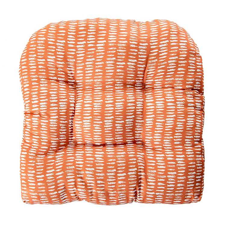 Orange Dotted Outdoor Chair Cushion | Kirkland's Home