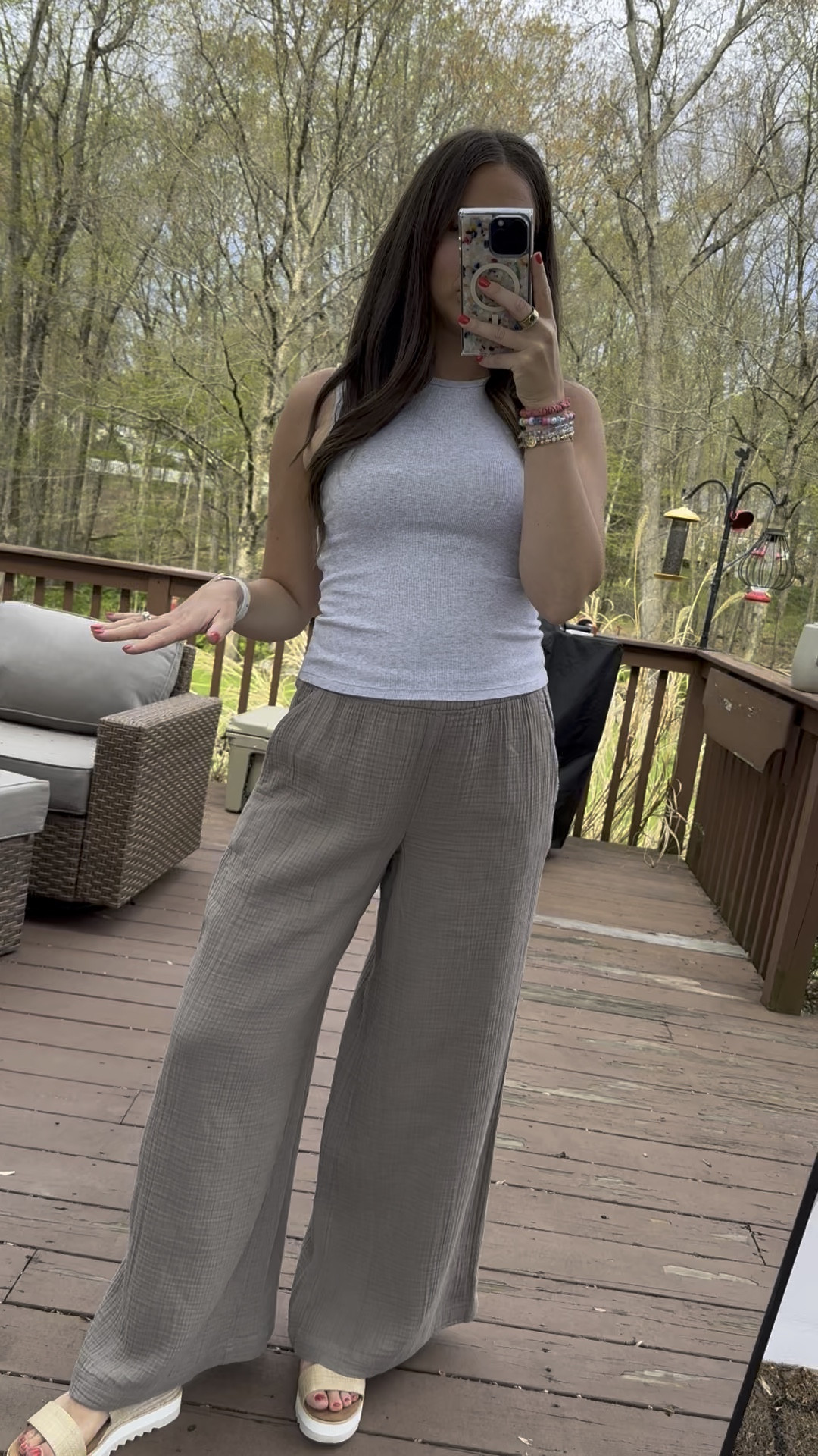 LOVE these pants! They’re so soft and comfy! Wearing size small in both 

#LTKSaleAlert #LTKmomlife #LTKootd