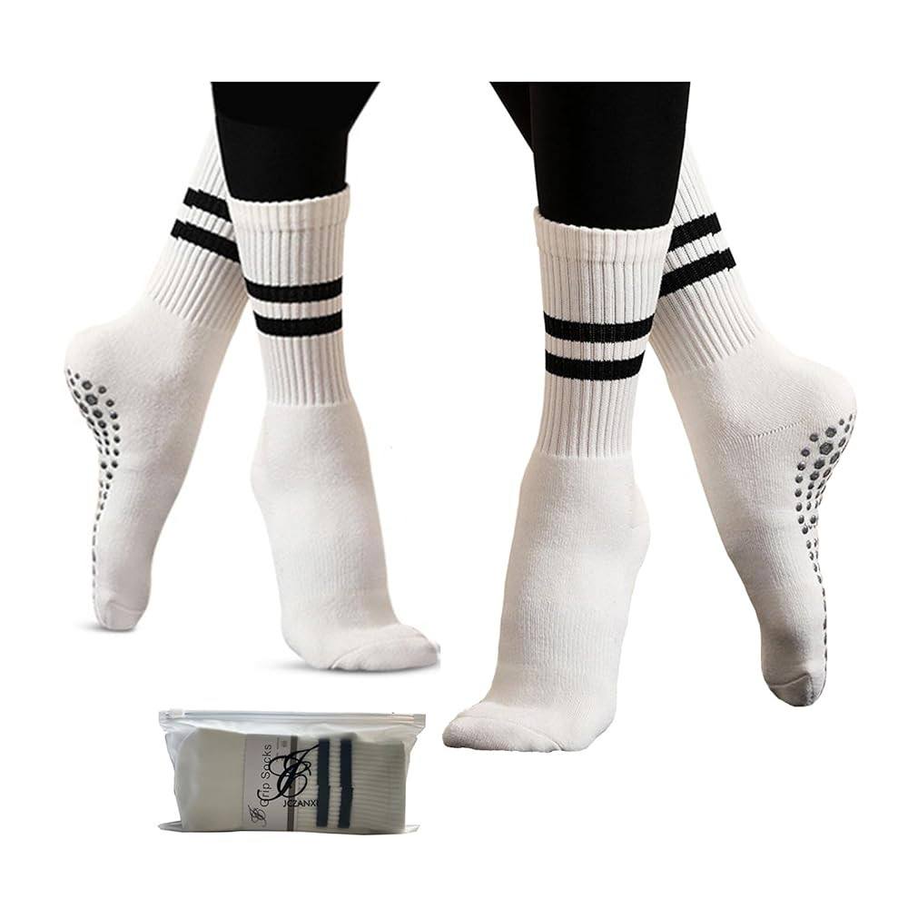 JCZANXI Yoga Socks with Grips for Women, Non Slip Grippy Socks for Yoga, Pilates, Barre, Dance | ... | Amazon (US)
