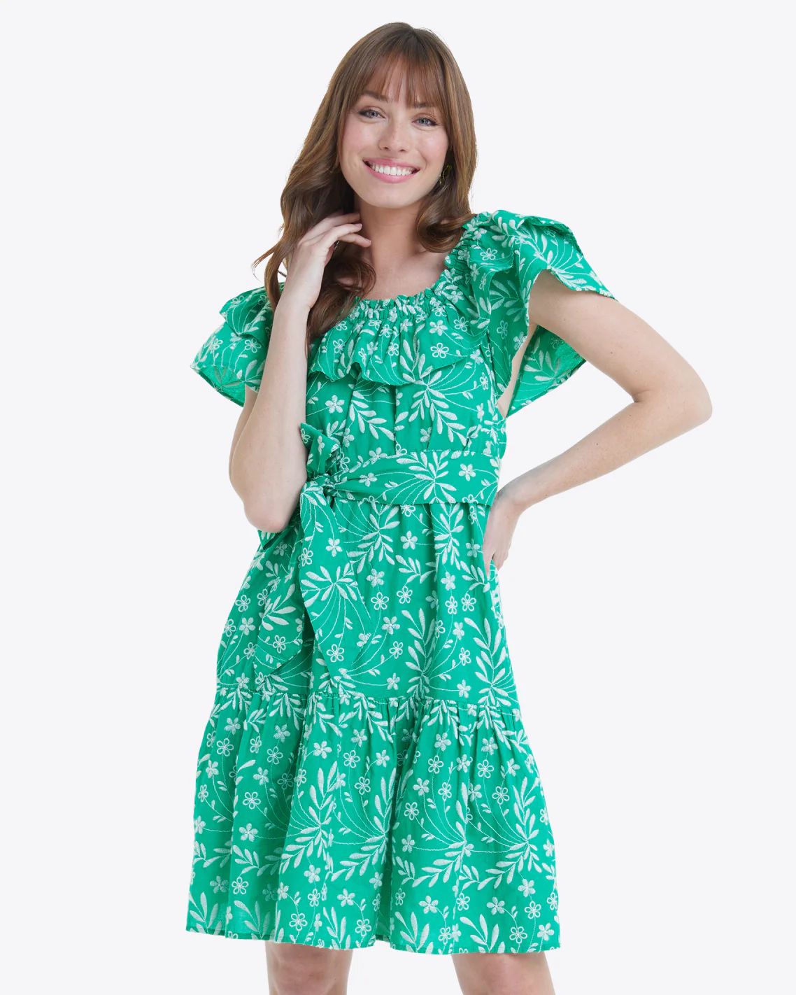 Sawyer Dress in Embroidered Floral | Draper James (US)