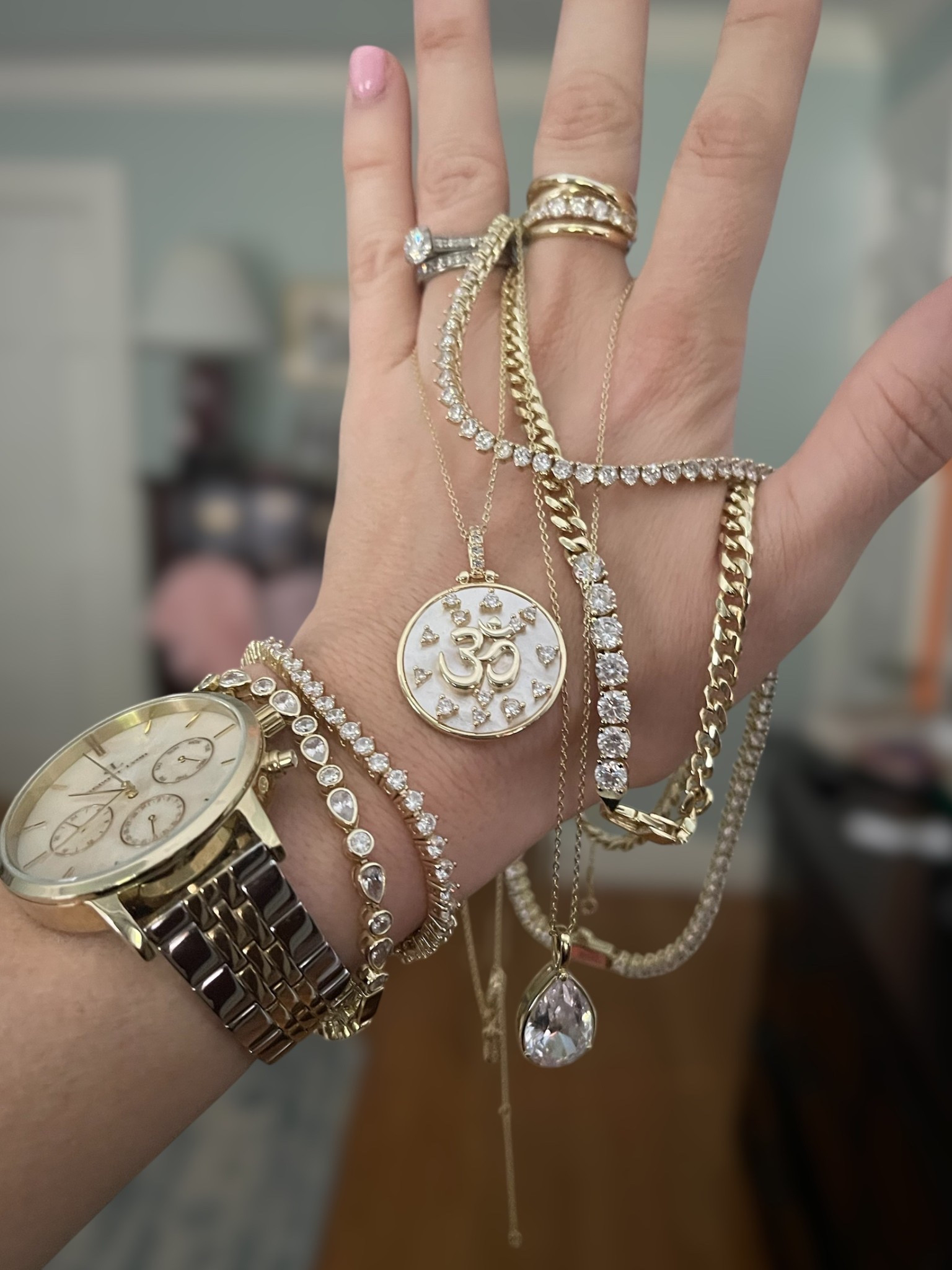 Code ASHLEYBA gets you 10% off my Melinda Maria jewelry!
Add some sparkle to your stack with these glam gold + diamond-inspired pieces!

This curated combo is giving ✨everyday elegance✨ with bold statement vibes! Featuring a mix of tennis bracelets, chunky gold chains, glam rings, and pendant layering necklaces, this jewelry stack is perfect for dressing up your everyday or adding shine to your night-out look.

Melinda Maria favorites shown:
	•	Diamondette Tennis Bracelets
	•	Teardrop Pendant Necklace
	•	Bold Chain Necklace
	•	Stackable Gold Rings
	•	Signature Medallion Pendant

Mixing metals? Yes. Stacking sparkles? Always.
These pieces are SO good layered together or styled solo — and with code ASHLEYBA, you’ll get 10% off + often a free gift!

 Melinda Maria jewelry stack, tennis bracelet style, gold jewelry layering, everyday glam accessories, affordable luxury jewelry, sparkly necklace stack, layered gold chains, diamond lookalike jewelry, Melinda Maria discount code

Use code ASHLEYBA for 10% off your sparkle!
#MelindaMaria #JewelryStack #TennisBracelet #GoldJewelry #StackedRings #LayeredNecklaces #JewelryLover #GlamAccessories #AffordableLuxury #EverydaySparkle


#LTKSaleAlert #LTKFindsUnder50 #LTKFindsUnder100