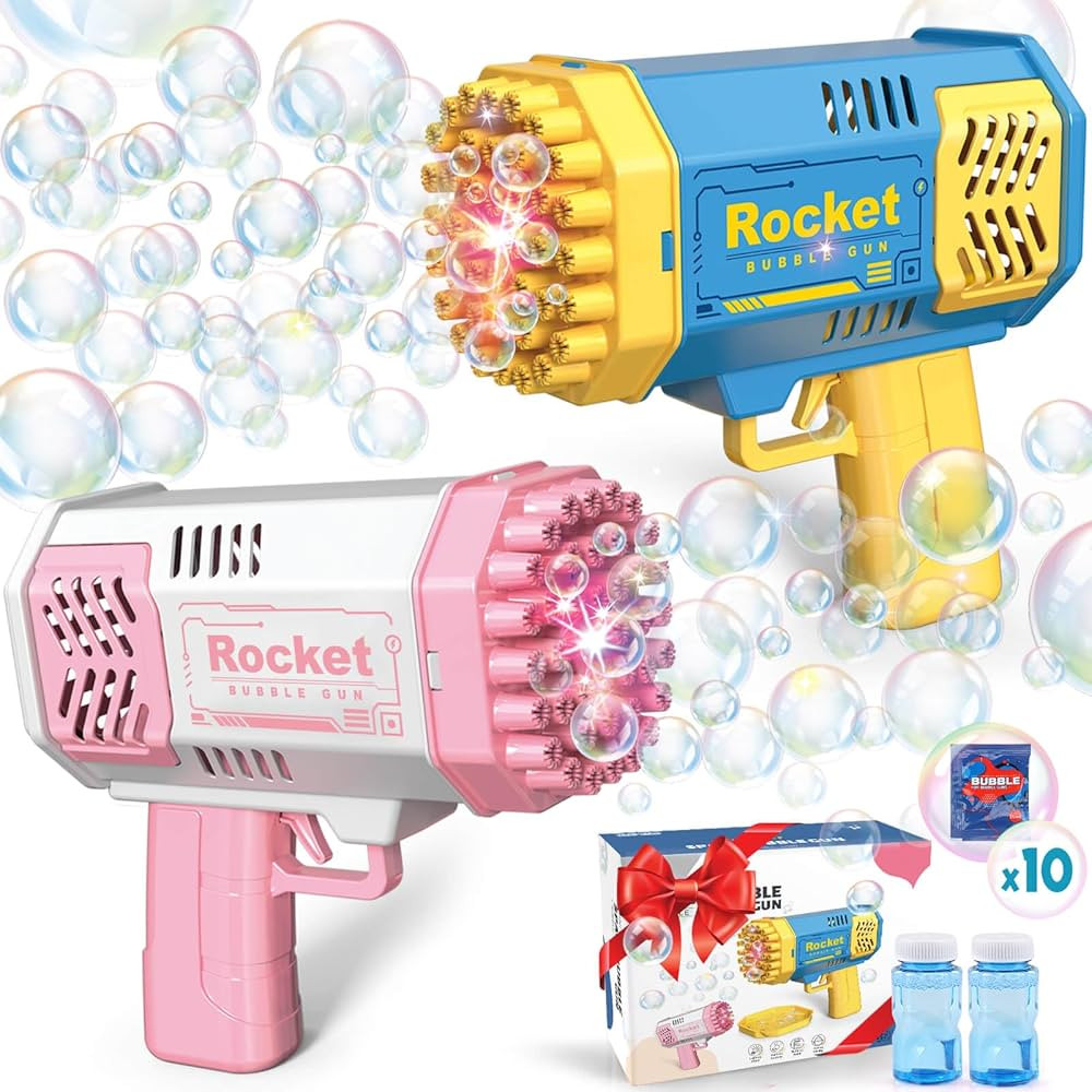 Toys for 3-8 Year Old Boys Girls: 2 Pack Bubble Machine for Kids with Bubble Solution, Gifts for ... | Amazon (US)