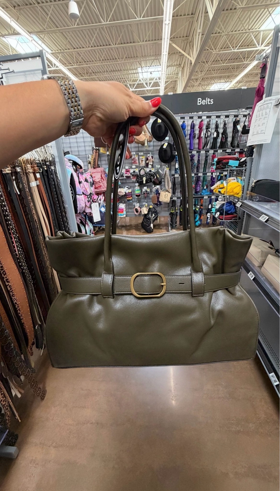 This Walmart faux leather buckle tote is such a pretty fall find. I love the burnt rosemary color and the buckle detail—it’s perfect for carrying all your fall essentials.

#LTKootd #LTKdayinmylife #LTKgrwm