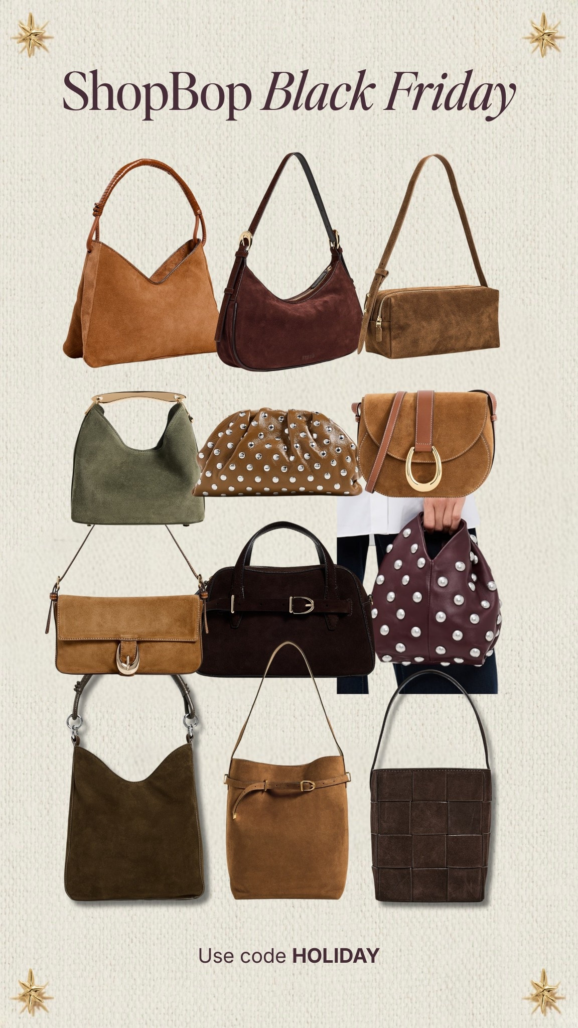 Shopbop Black Friday deals, purses on sale 

#LTKCyberWeek #LTKHoliday