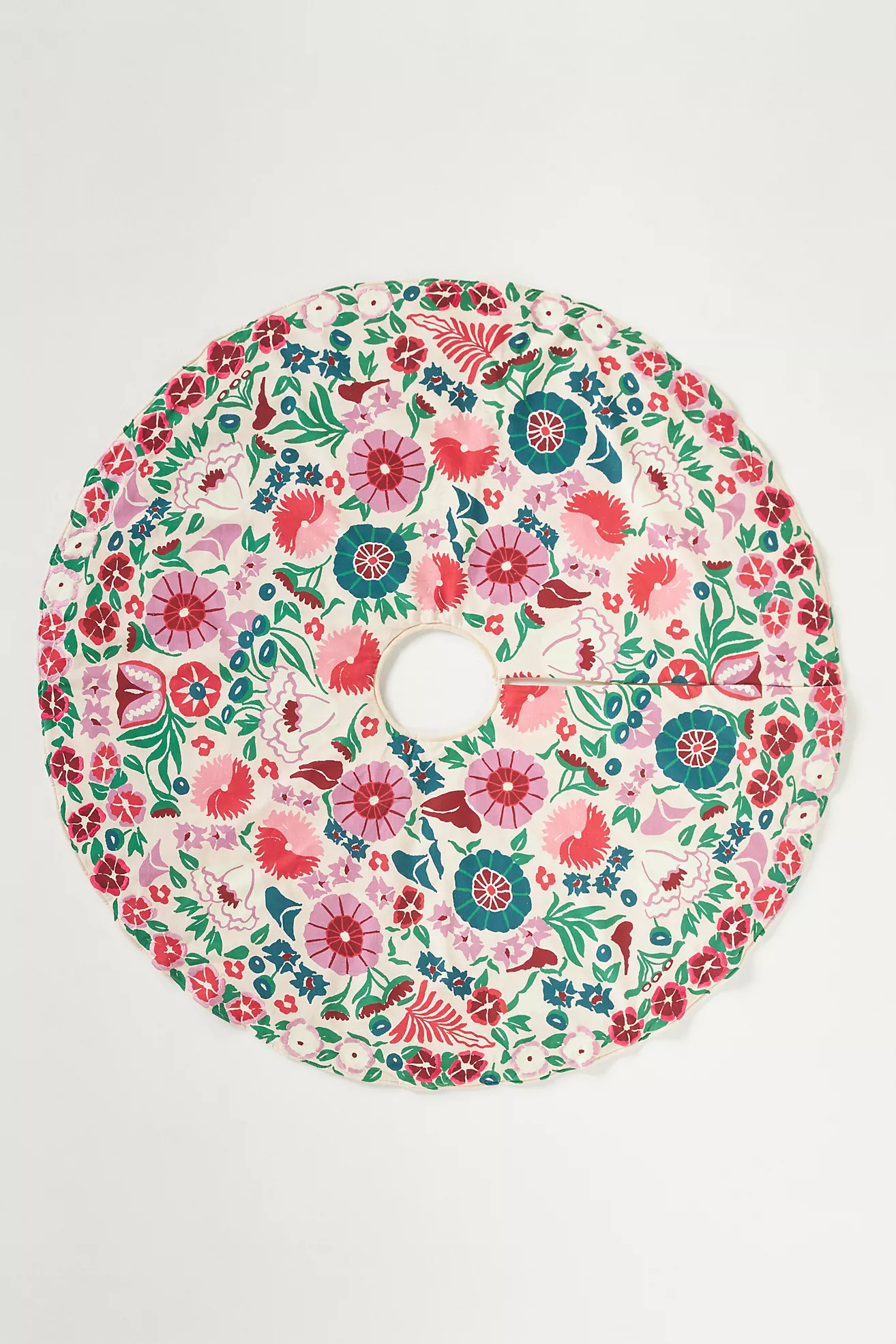 Folk Floral Tree Skirt | Anthropologie (US)
