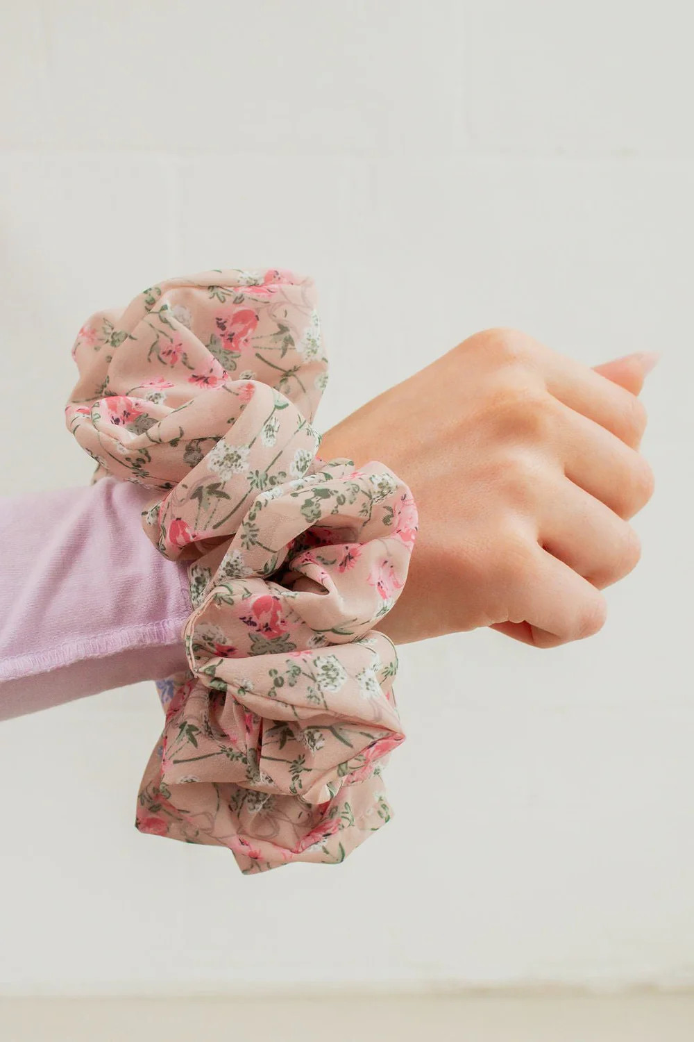 Spring Flowers Jumbo Scrunchie | Shop Andi