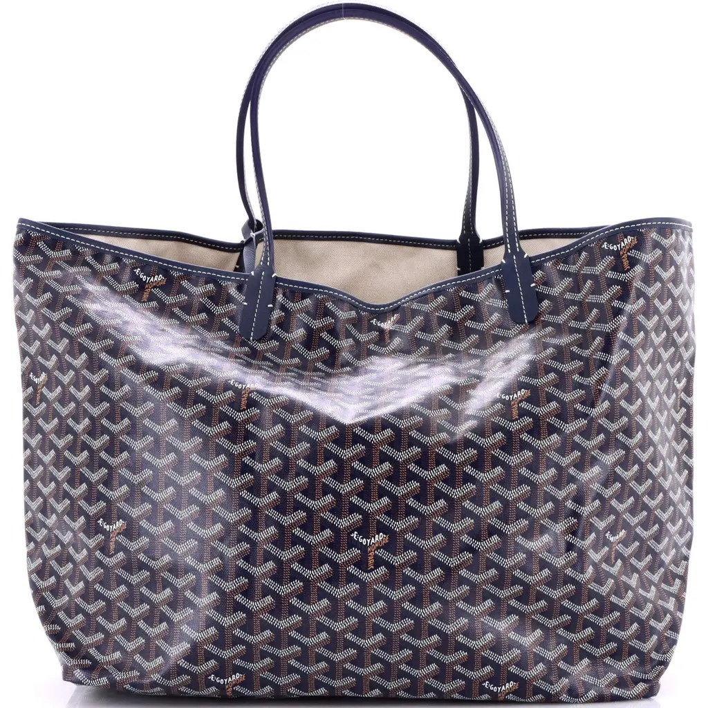 Pre-Owned Goyard Saint Louis Tote Coated Canvas GM in Blue at Nordstrom, Size Large | Nordstrom