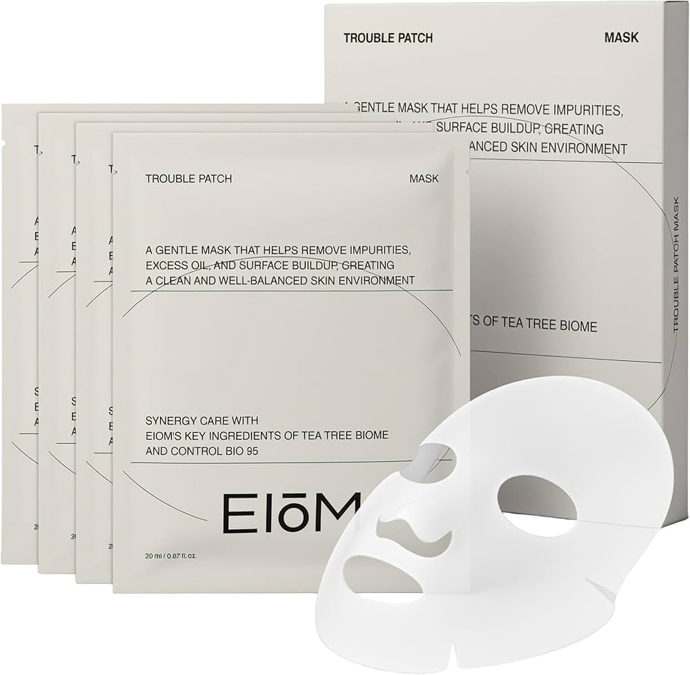 Trouble Patch Mask – Acne Face Mask & Full-Face Hydrocolloid Acne Mask for Acne-Prone Skin, Ski... | Amazon (US)