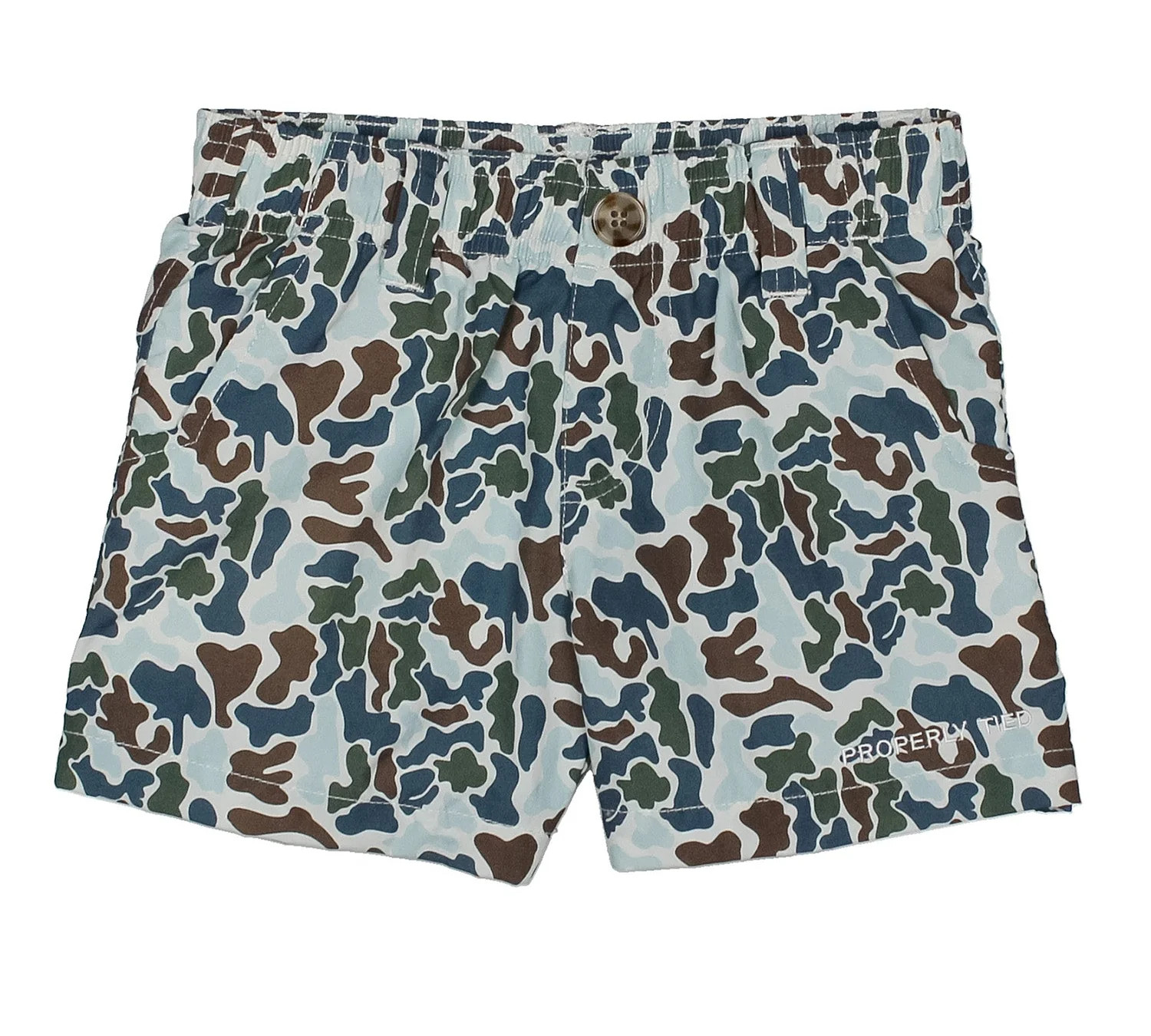 Properly Tied Boys Mallard Shorts - Terra Camo | JoJo Mommy