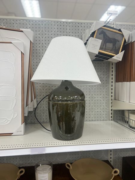 Obsessed with this new Studio McGee lamp! It’s so pretty in person, the perfect olive-y green and it’s huge!

#LTKhome #LTKstyletip #LTKunder100