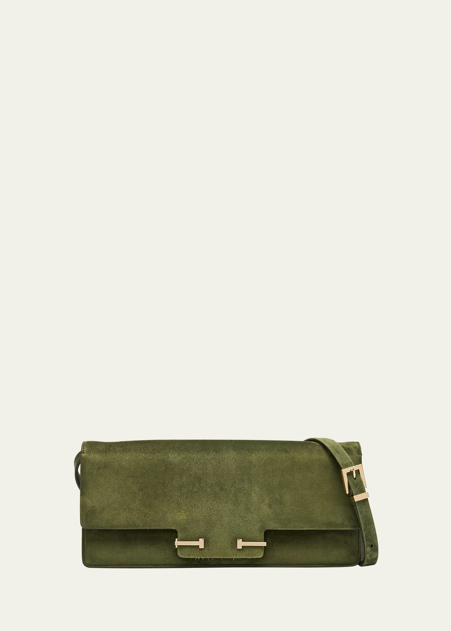 TOM FORD Aube East-West Goat Suede Shoulder Bag | Bergdorf Goodman