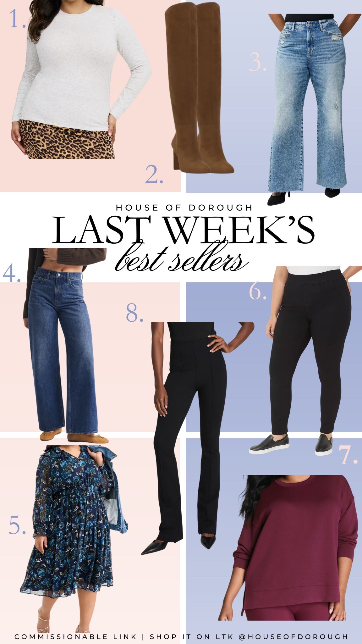 Last week’s best sellers! 

Plus size fashion, midsize fashion, winter outfits, winter fashion, denim, plus size pants

#LTKMidsize #LTKPlusSize
