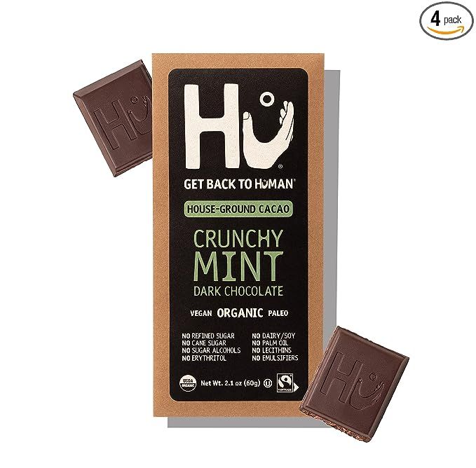 Hu Dark Chocolate Bars | Natural Organic Vegan Chocolate, Gluten Free, Paleo, Non GMO, Fair Trade... | Amazon (US)