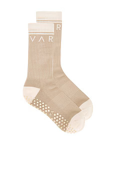 Varley Kendrick Grip Sock in Neutral from Revolve.com | Revolve Clothing (Global)