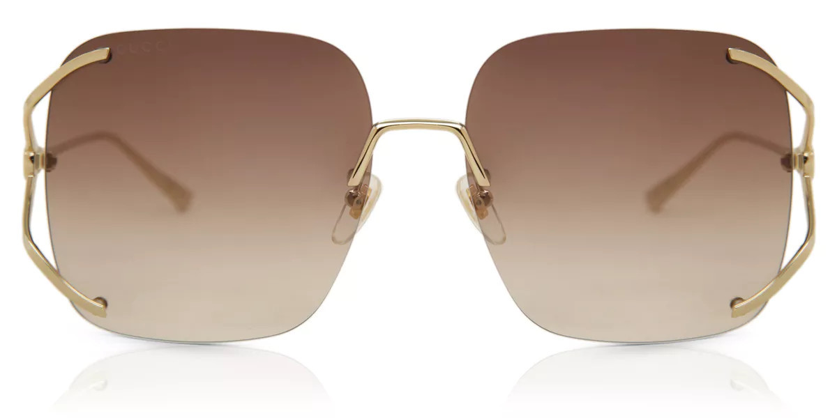 Gucci GG0646S 002 Women’s Sunglasses Gold Size 60 - Free RX Lenses | SmartBuyGlasses Global
