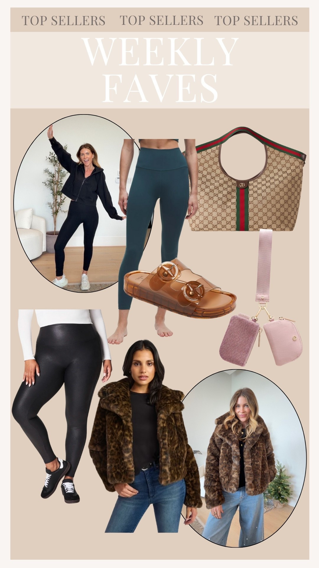Last week’s best sellers 🤍

Athleisure, Gucci bag, faux fur jacket, leggings 

#LTKSeasonal #LTKSaleAlert #LTKActive