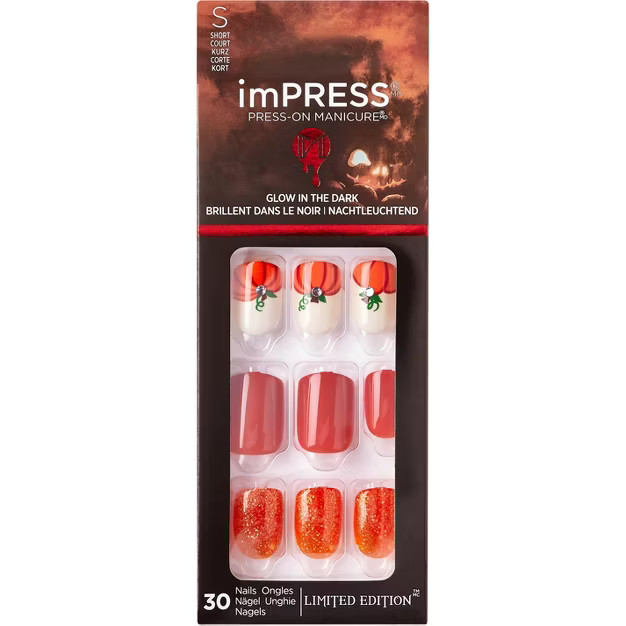 KISS Products imPRESS Fake Nail - Look Behind You - 33ct | Target