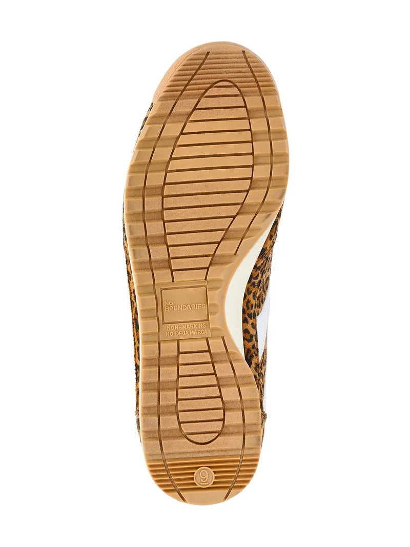 No Boundaries Retro Lace-Up Sneakers, Women's | Walmart (US)
