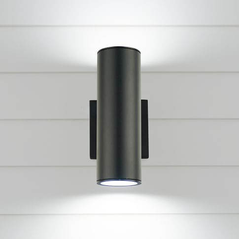 Cylinder Indoor/Outdoor LED Sconce | West Elm (US)
