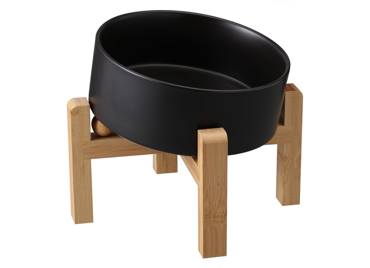 Black Elevated/Raised 15°Tilted Anti Slip Ceramic Dog Bowl for Medium & Large Breeds,Slanted Bulldog Big Face Pet Feeding Food Water Dish Stand for Dogs (7.6 Cups/60OZ)

#LTKHome #LTKPets #LTKFindsUnder50