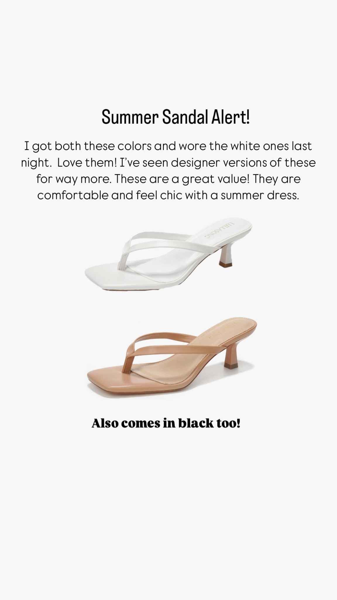 Summer sandal! Get yourself a pair, or two!! You won’t regret! Runs true to size! 

#LTKStyleTip #LTKShoeCrush #LTKFindsUnder50