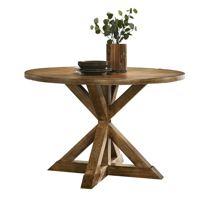 Ebbert 47.25'' Trestle Dining Table | Wayfair North America