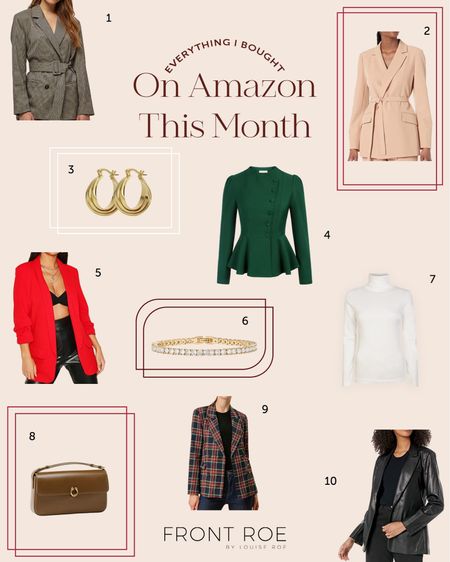 I think of October as ‘blazer month’. It’s that time of the year when I really start to layer up and I find blazers are perfect for it! See what I bought on Amazon this month#LTKGiftGuide 

#LTKSeasonal #LTKstyletip