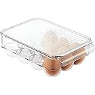 iDesign Fridge/Freeze Binz Egg Holder, Small Storage Box for Twelve Eggs, Made from BPA-Free Plas... | Amazon (UK)