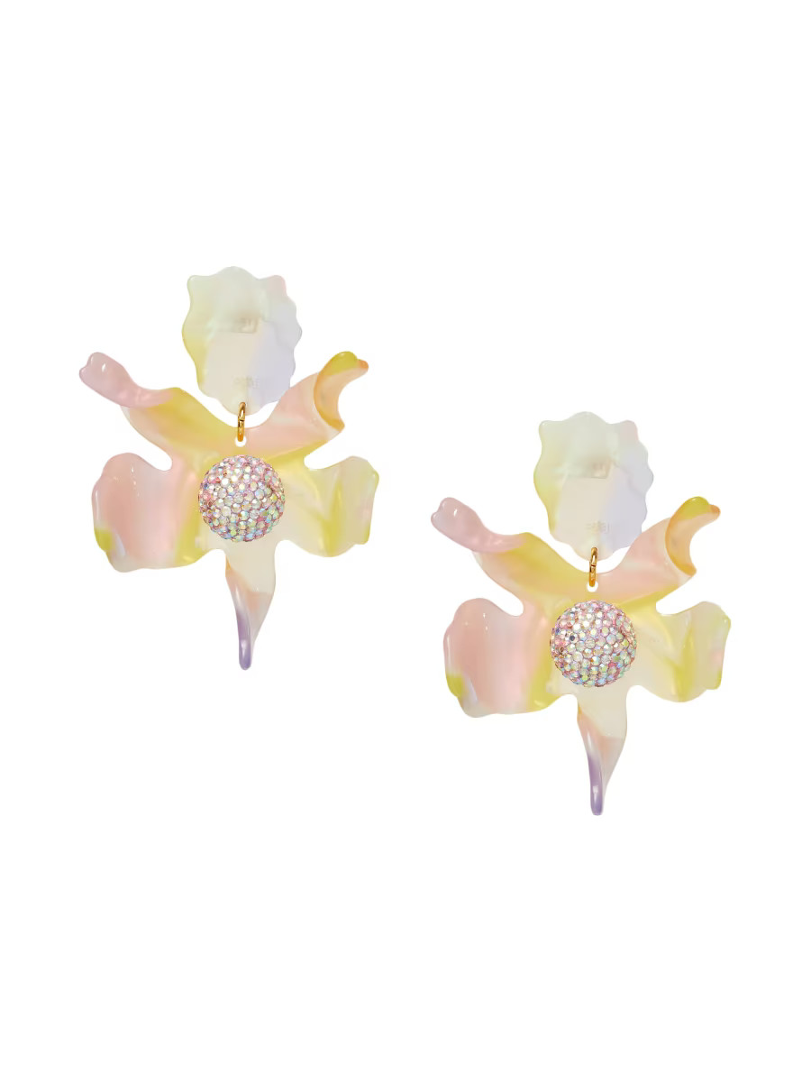 Lily Acetate & Crystal Earrings | Saks Fifth Avenue