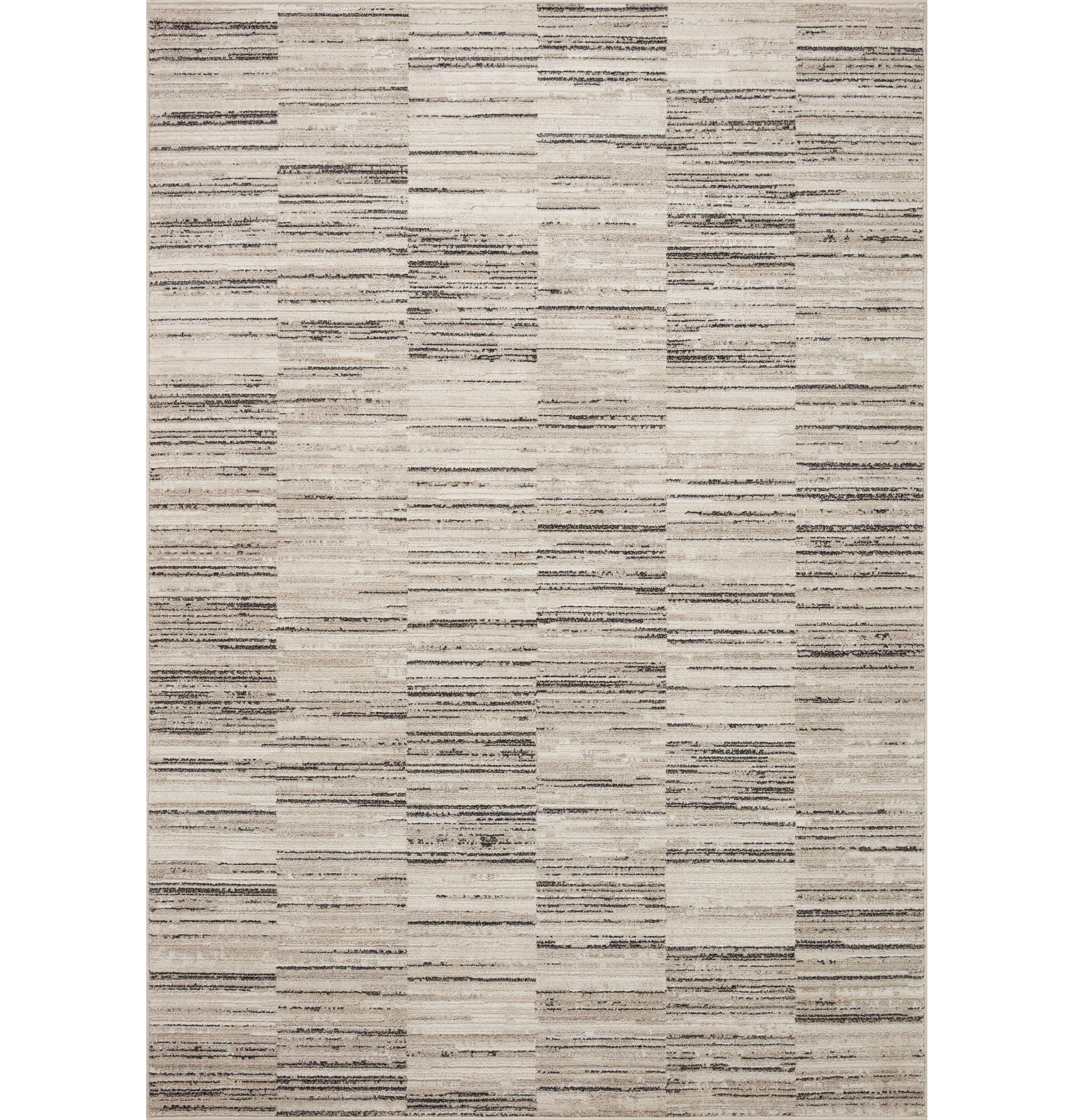Loloi II Darby Abstract Machine Woven Polyester Area Rug in Black/Beige & Reviews | Wayfair | Wayfair North America