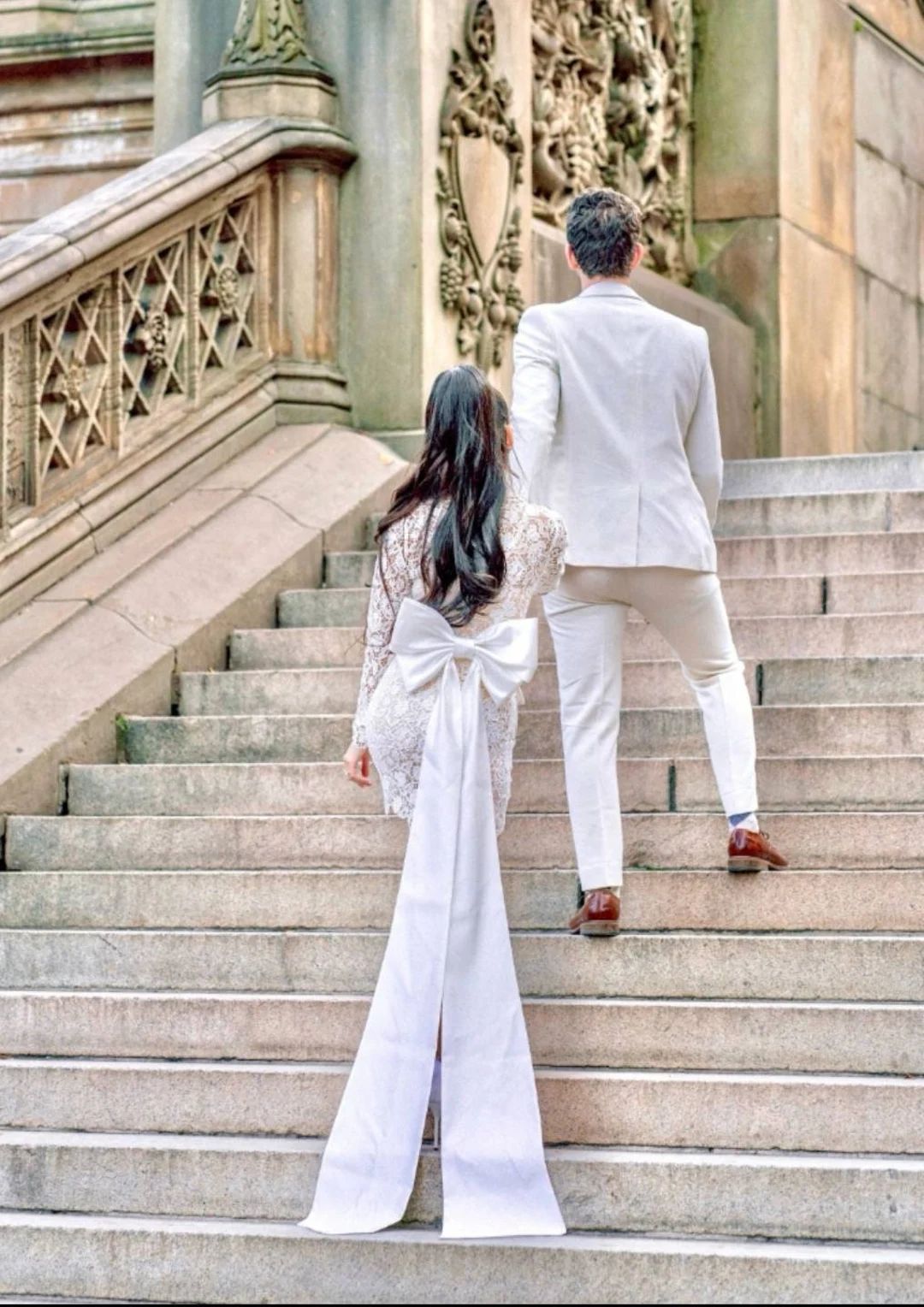 Long Tails Detachable Wedding Dress Bow. Bridal Train. Satin - Etsy Canada | Etsy (CAD)