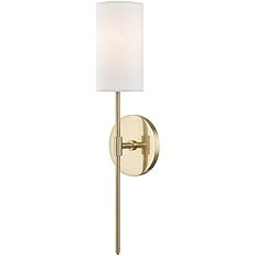 Mitzi H223101-AGB Olivia-One Light Wall Sconce in Style-4.75 Inches Wide by 18.75 Inches High, Fi... | Amazon (US)