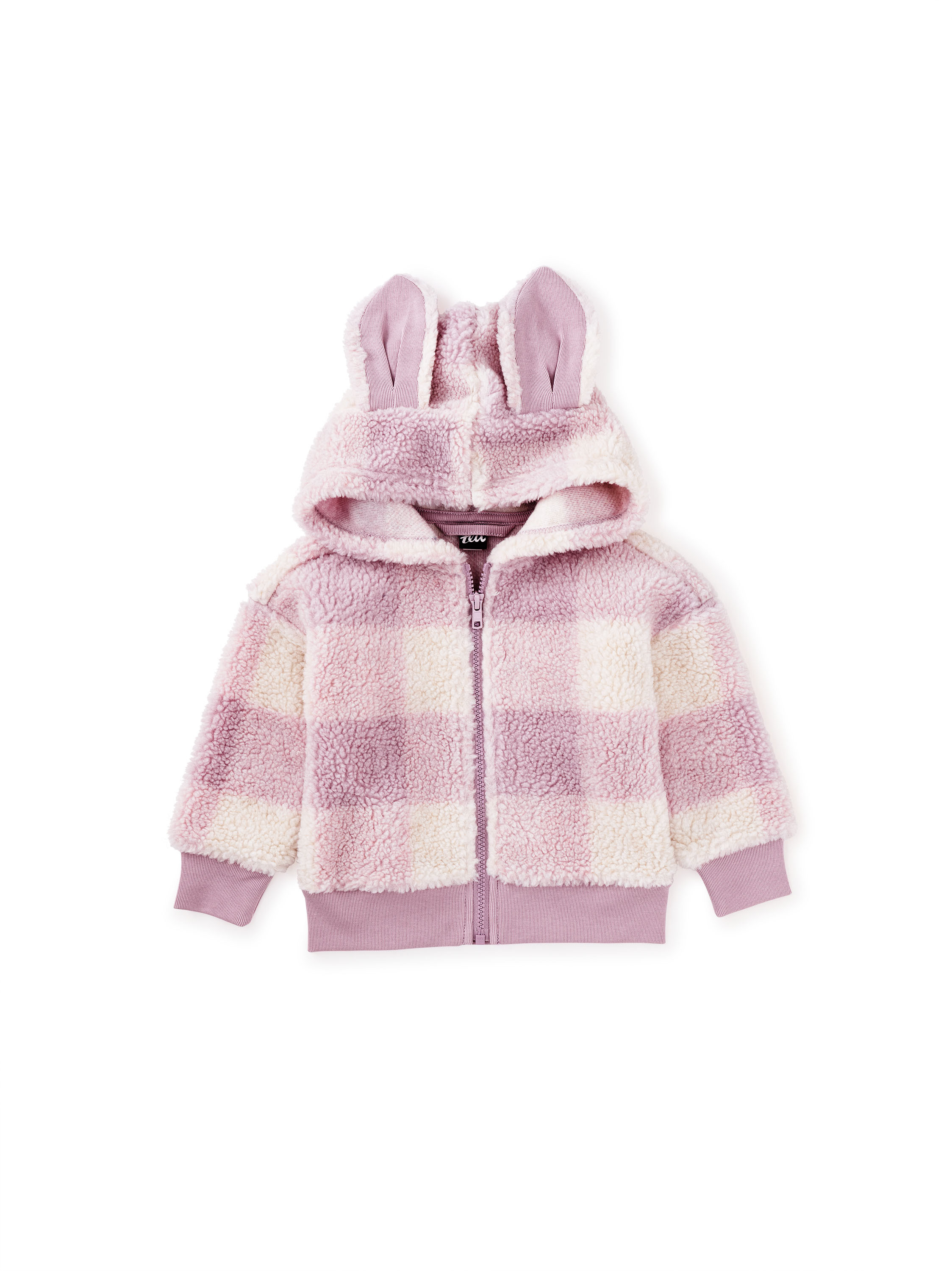 Teddy Fleece Bunny Ears Baby Hoodie | Tea Collection