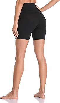 Colorfulkoala Women's High Waisted Biker Shorts with Pockets 6" Inseam Workout & Yoga Tights | Amazon (US)