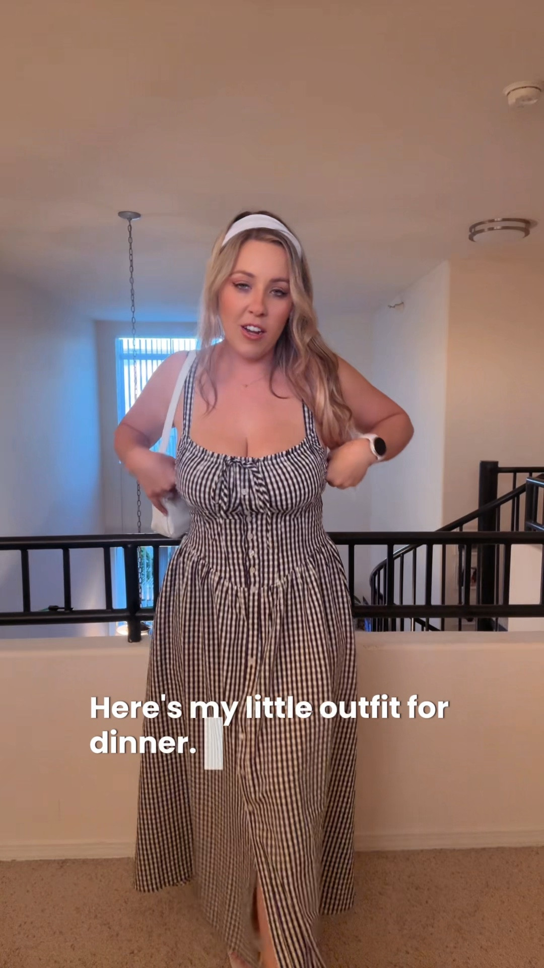 Black gingham print maxi dress
Spring dress
Summer dress
Gingham print outfit

#LTKgrwm #LTKootd #LTKMidsize