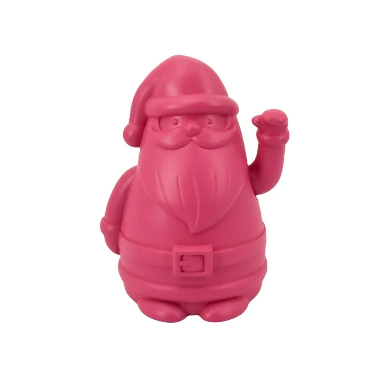 Pink Santa With Hand Waving Christmas Indoor Decor, 9.5", by Holiday Time - Walmart.com | Walmart (US)