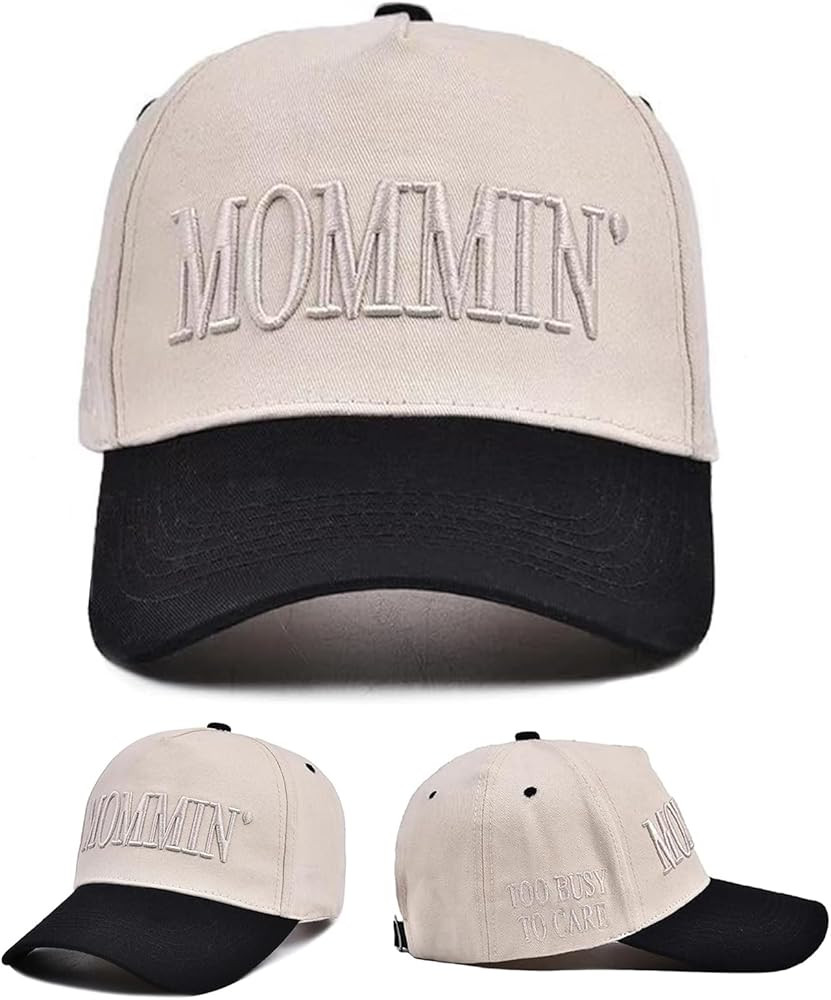 Mommin Trucker Hat,Adjustable Trucker Hats Women,Embroidered Canvas,Unisex Trucker Hats for Women... | Amazon (US)