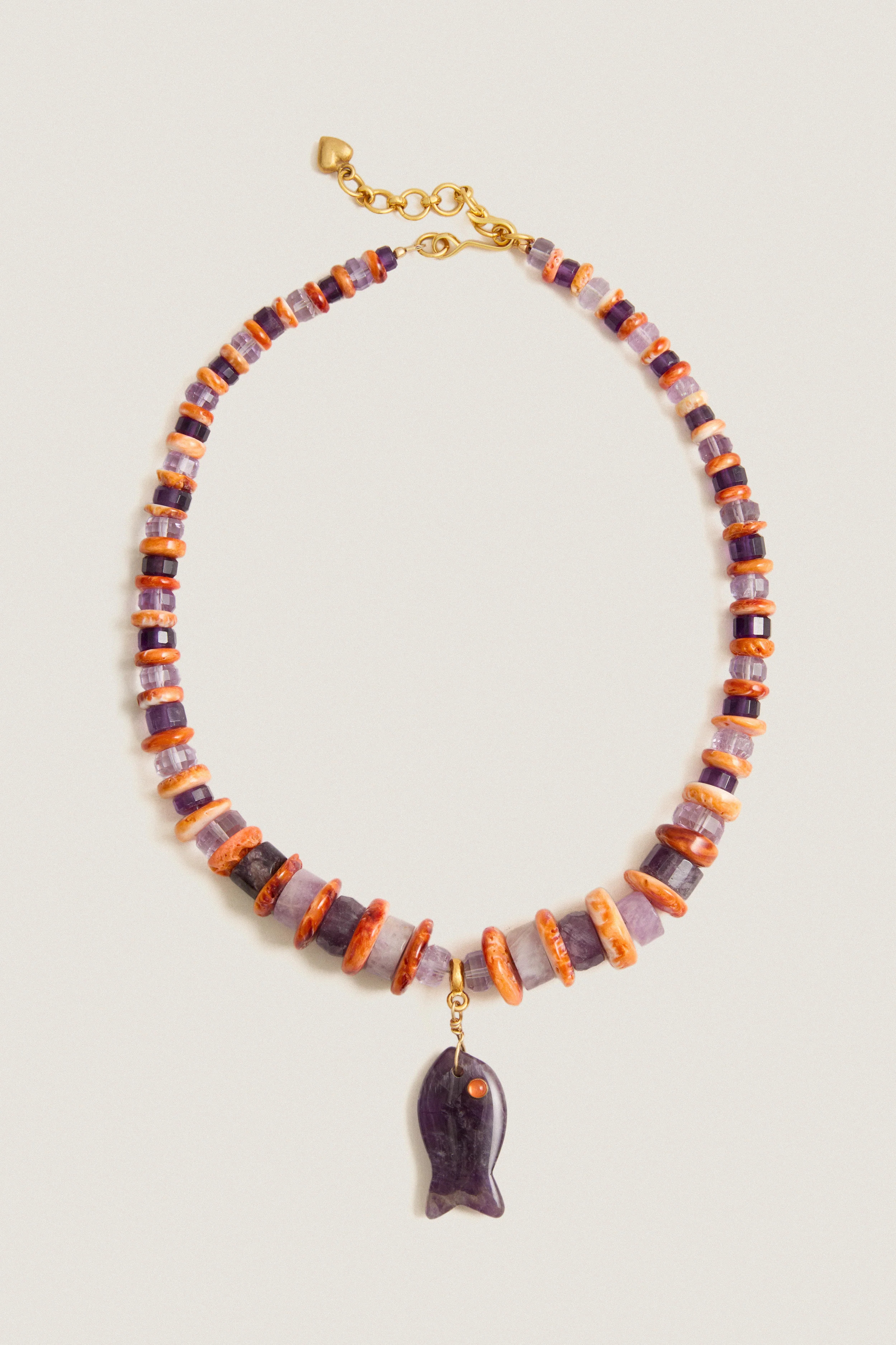 Amethyst and Shell Coastal Muse Necklace | Tuckernuck (US)