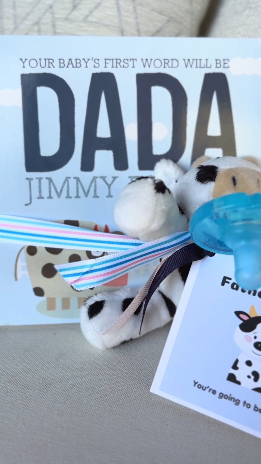 Here’s a simple gift idea for a new dad to be! It would be a perfect way to announce a pregnancy or a gift for any other reason 🩷🩵🤍

#LTKFamily #LTKBaby #LTKBump