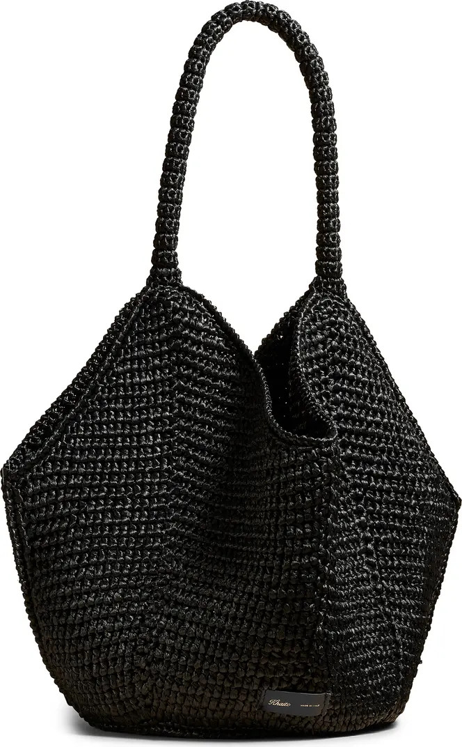 Medium Lotus Raffia Tote | Nordstrom