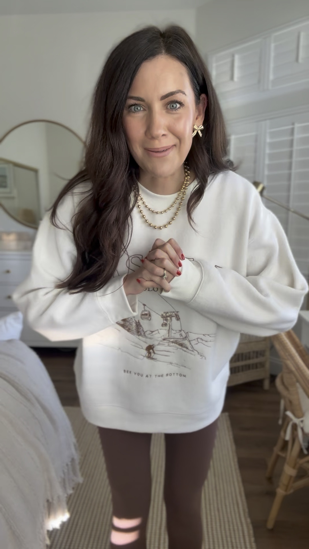 LAST DAY! Pullover on sale for $21! Wearing a large—size up
•small leggings, also on sale! 

#LTKGiftGuide #LTKCyberWeek #LTKHoliday