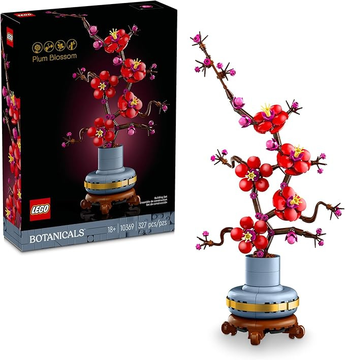 LEGO Icons Plum Blossom Building Sets for Adults - Artificial Flower for Dinner Table Centerpiece... | Amazon (CA)