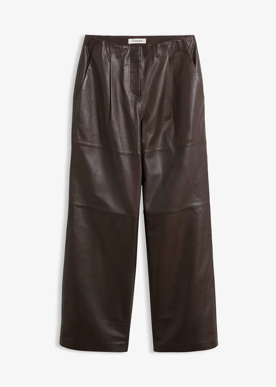 Lederhose mit Bundfalten | Bonprix DE