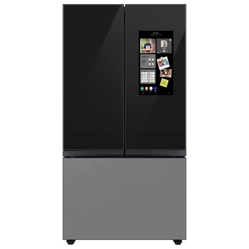 Bespoke 3-Door French Door Refrigerator (30 cu. ft.)  with Family Hub Panel  (with Customiz... | Wayfair North America